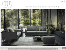 Tablet Screenshot of formadesign.it